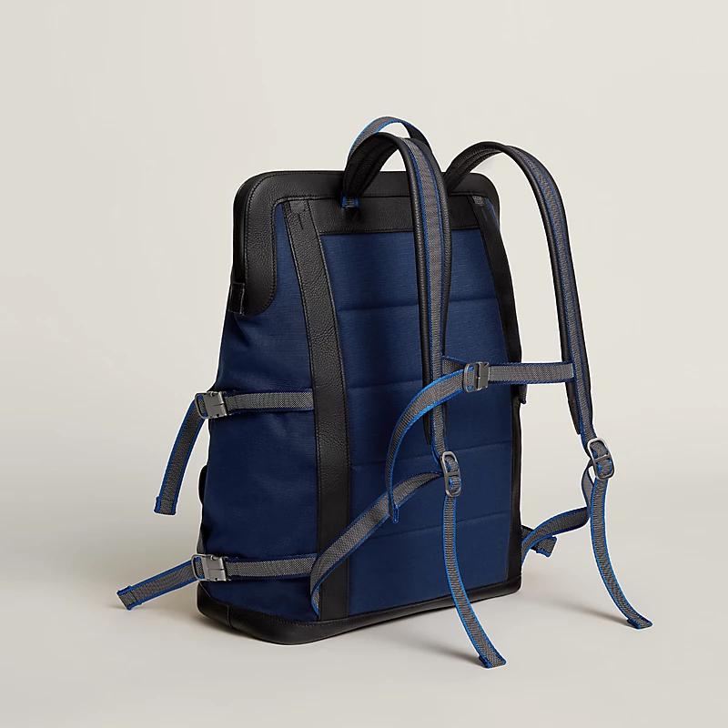 Túi Hermes Off Piste Ski Backpack Nữ Xanh Dương Đen